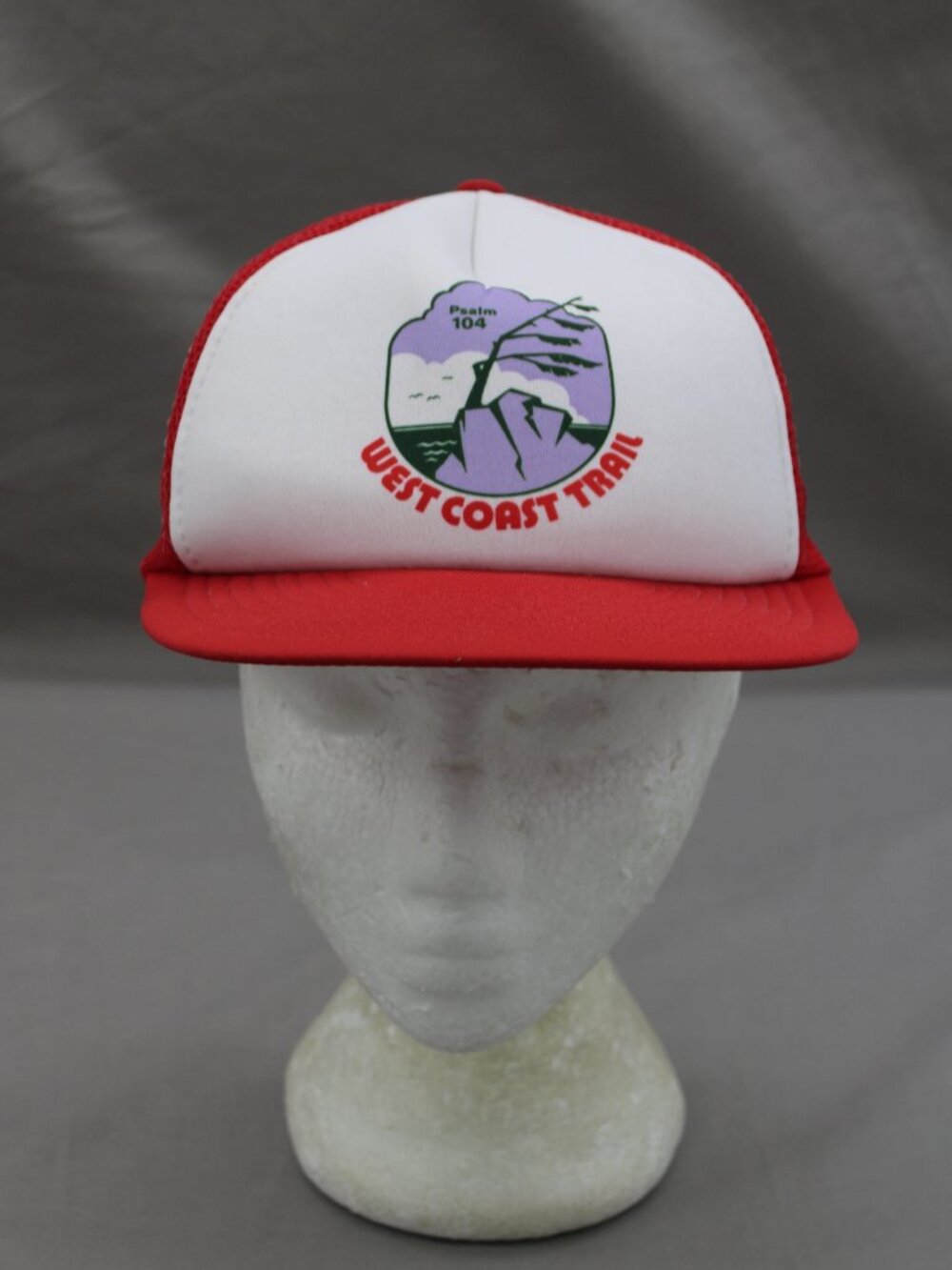 Vintage Screened Trucker Hat - West Coast Trail - Adult Snapback